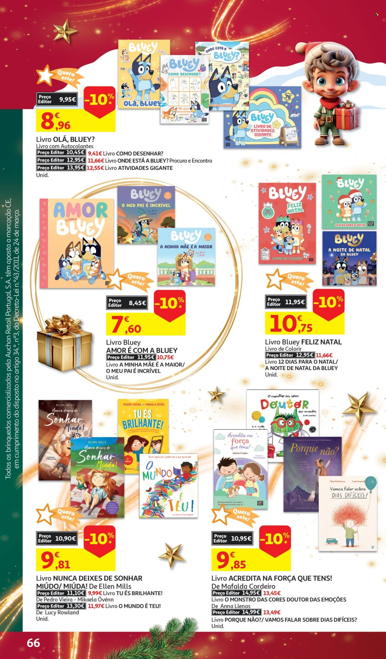 Folheto Auchan - 6.11.2024 - 10.12.2024. Página 66