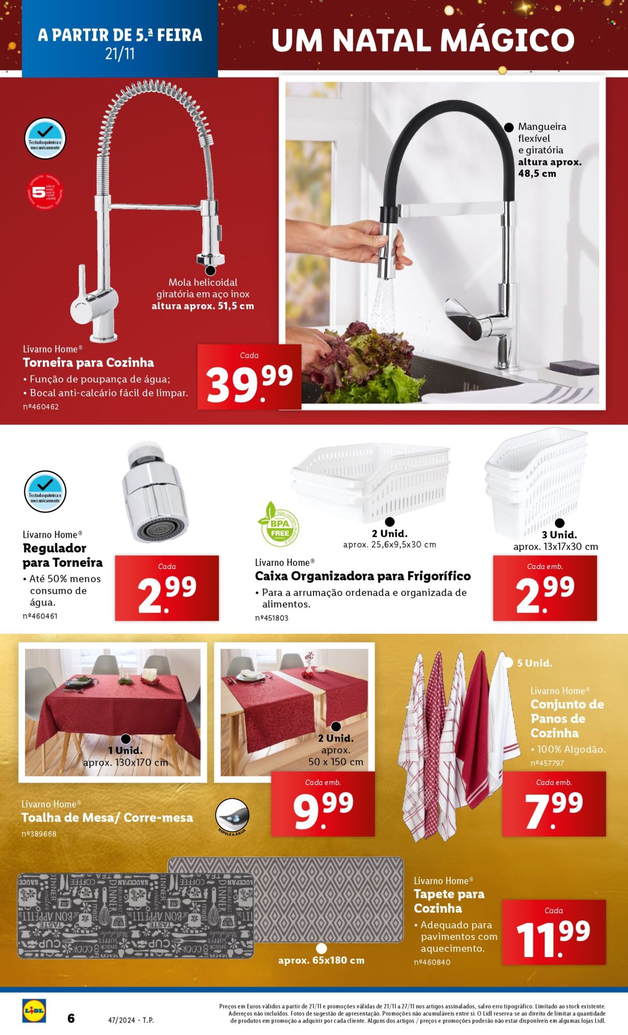Folheto Lidl - 21.11.2024 - 27.11.2024. Página 6