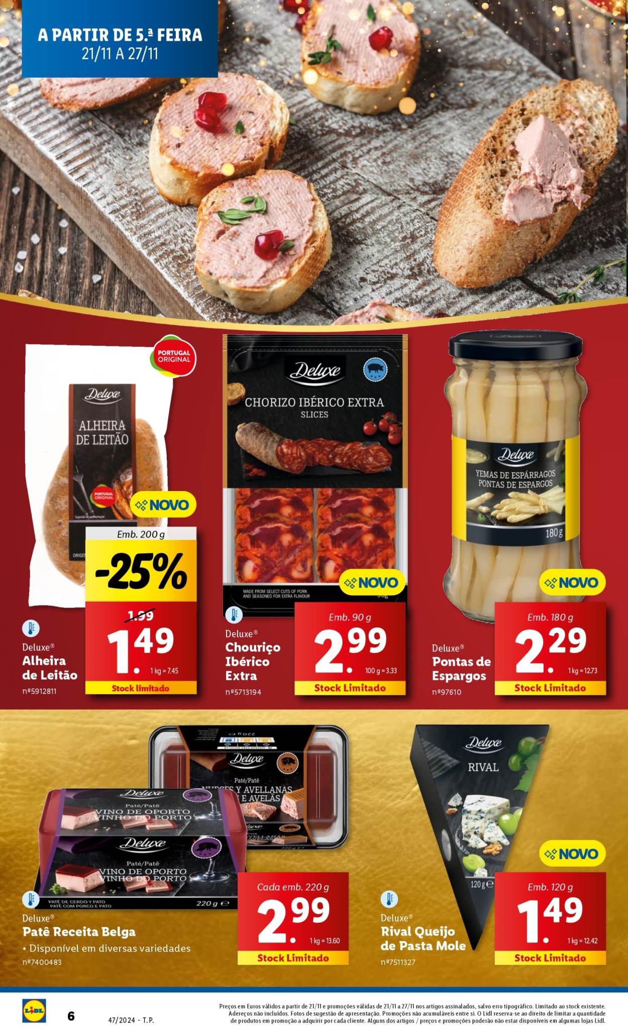 Folheto Lidl - 21.11.2024 - 27.11.2024. Página 6