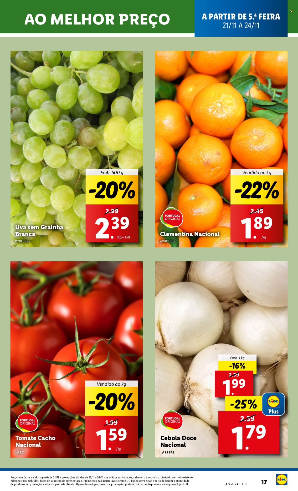 Folheto Lidl - 21.11.2024 - 27.11.2024. Página 17
