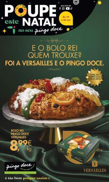 Folheto Pingo Doce - 19.11.2024 - 25.11.2024.