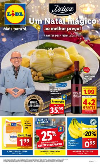Folheto Lidl - 28.11.2024 - 4.12.2024.