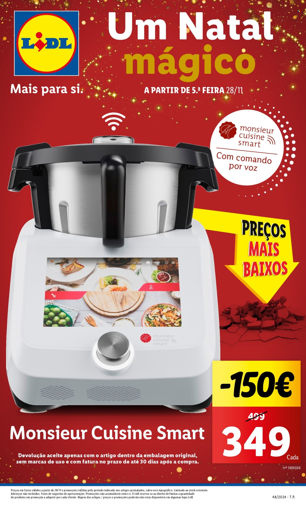 Folheto Lidl - 28.11.2024 - 4.12.2024. Página 1