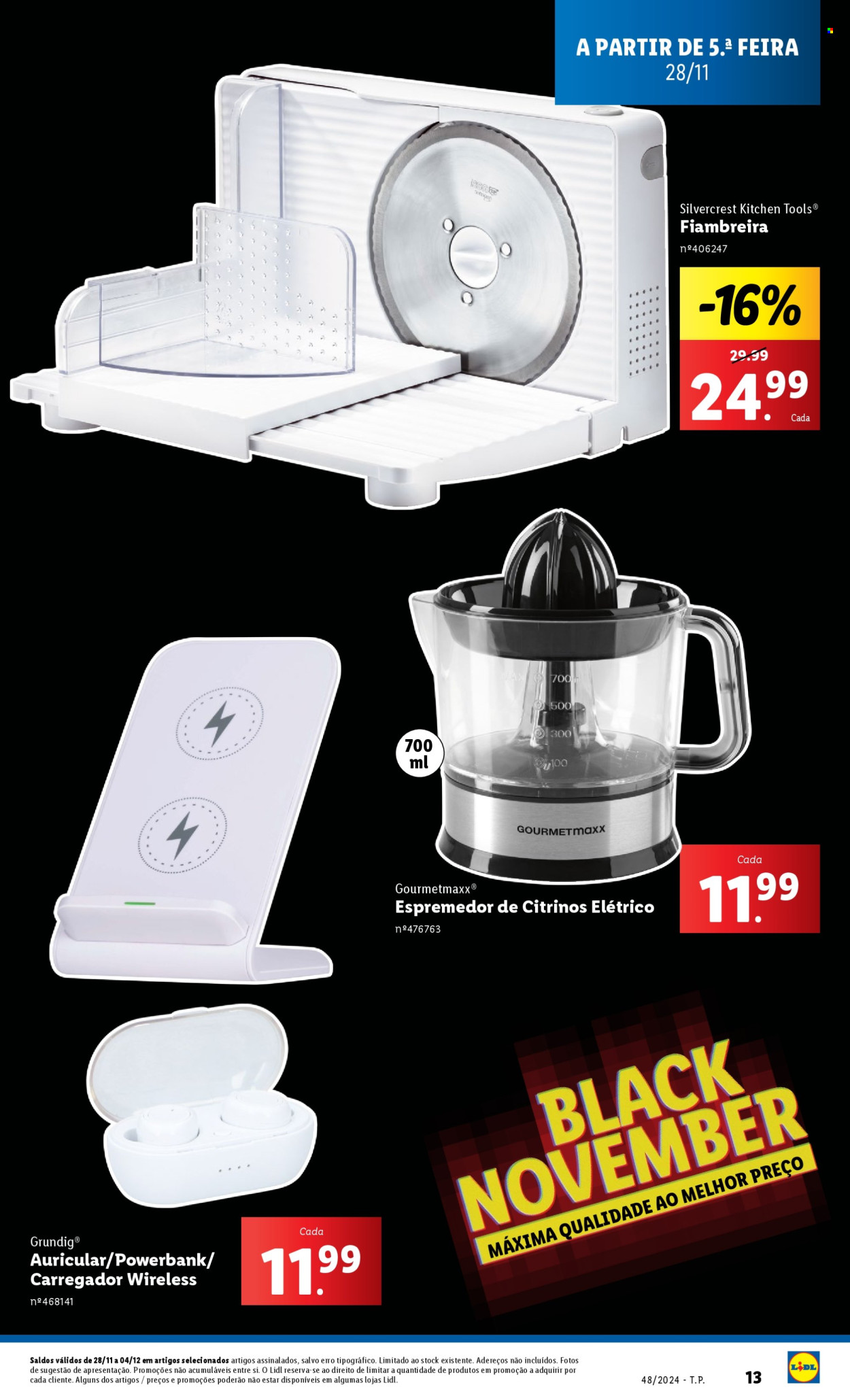 Folheto Lidl - 28.11.2024 - 4.12.2024. Página 13