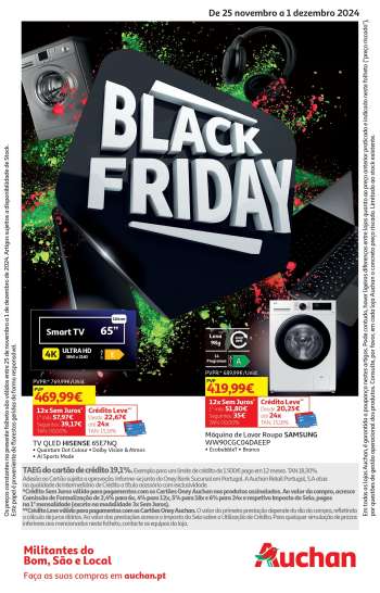 Folheto Auchan - 25.11.2024 - 1.12.2024.