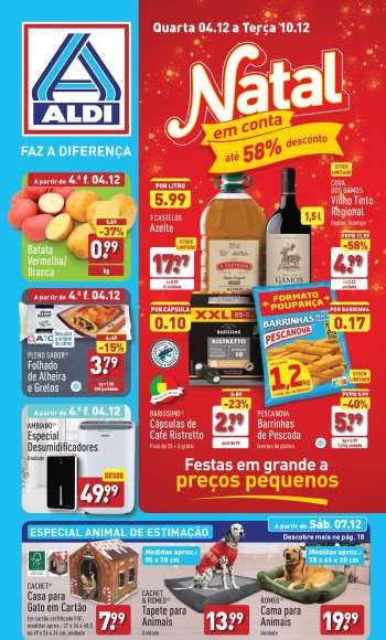 Folheto Aldi - 4.12.2024 - 10.12.2024.