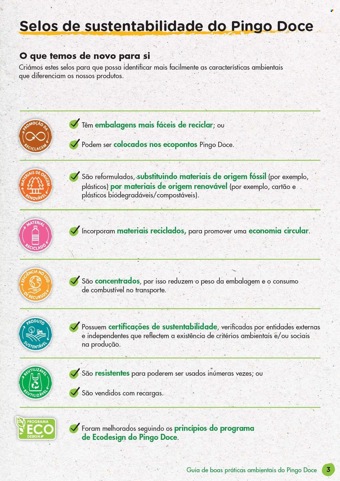 Folheto Pingo Doce. Página 3