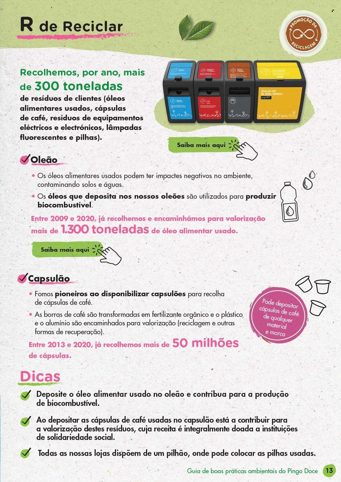 Folheto Pingo Doce. Página 13