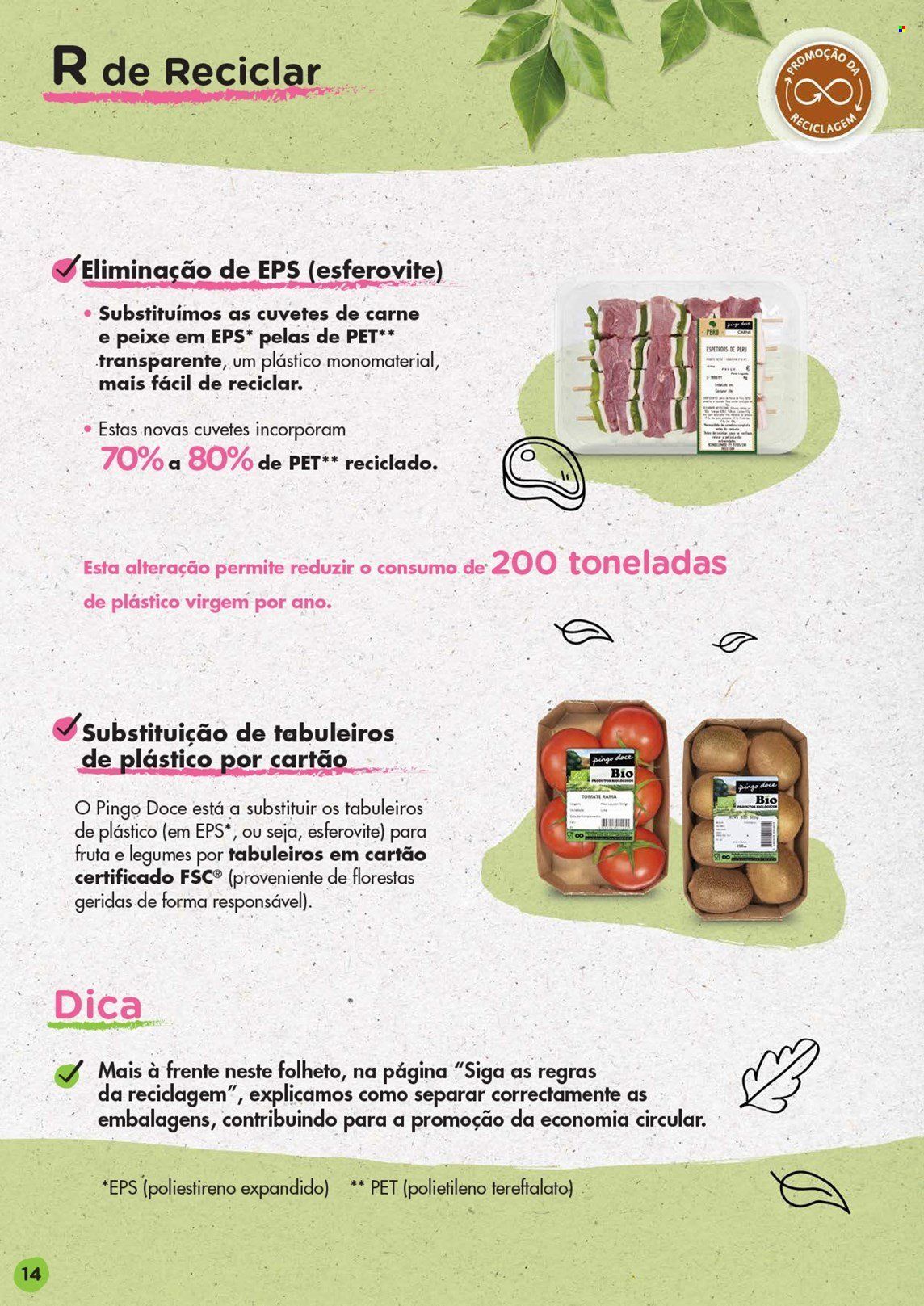 Folheto Pingo Doce. Página 14