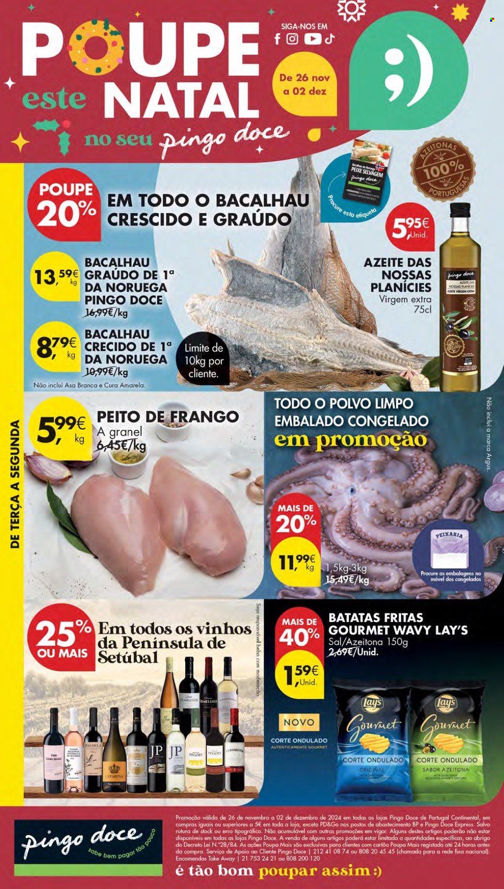 Folheto Pingo Doce - 26.11.2024 - 2.12.2024. Página 1