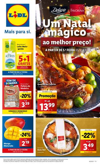 Folheto Lidl - 5.12.2024 - 11.12.2024.