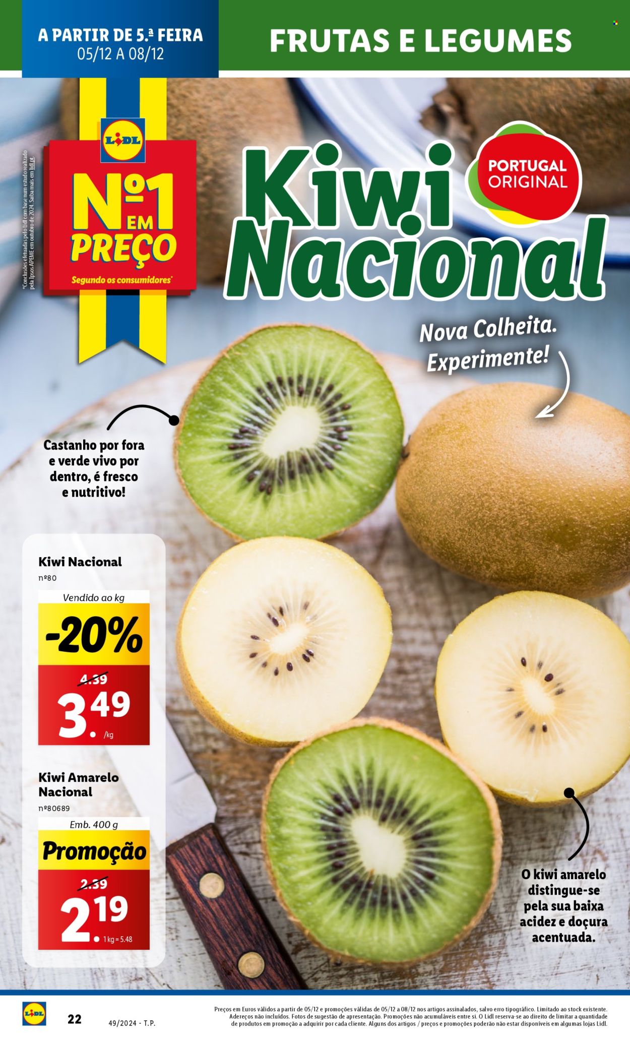 Folheto Lidl - 5.12.2024 - 11.12.2024. Página 22