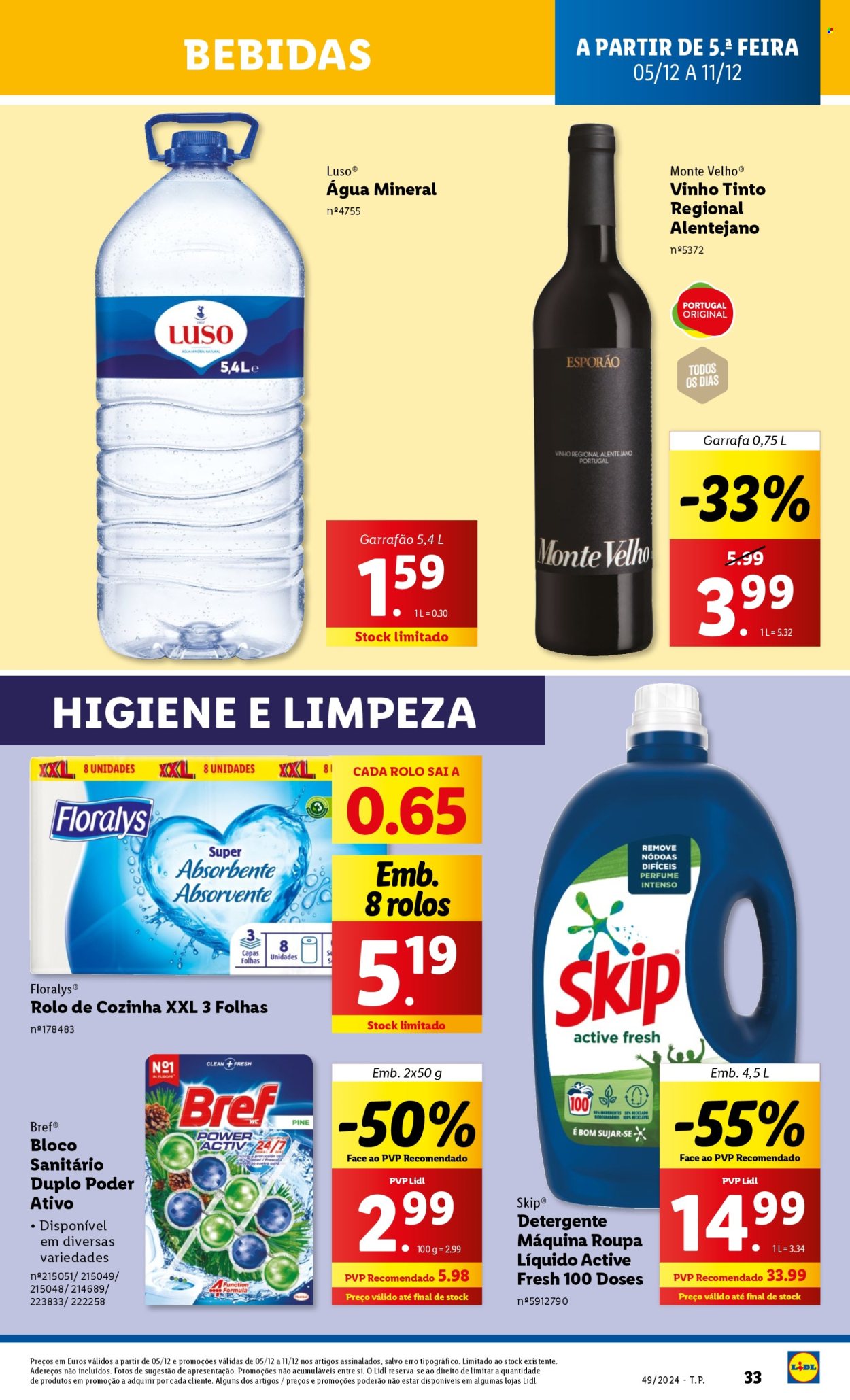 Folheto Lidl - 5.12.2024 - 11.12.2024. Página 33