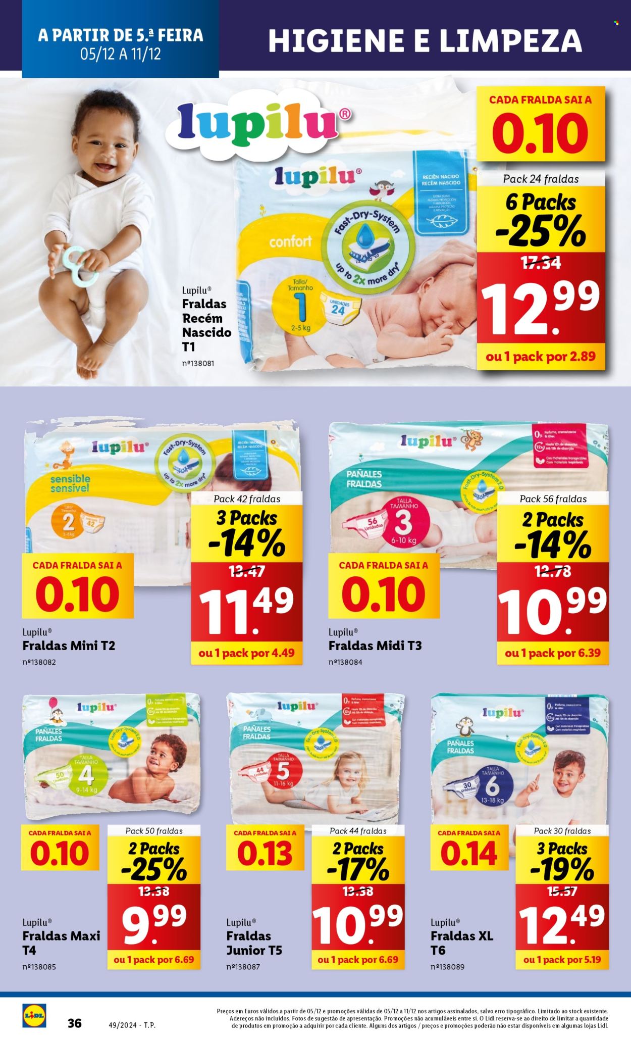 Folheto Lidl - 5.12.2024 - 11.12.2024. Página 36