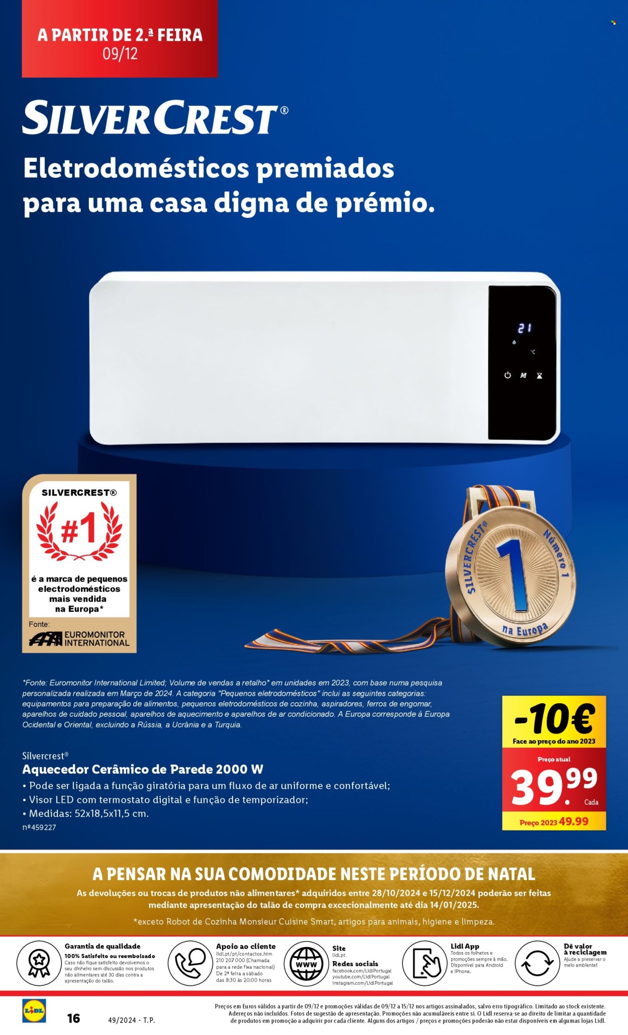 Folheto Lidl - 5.12.2024 - 11.12.2024. Página 16
