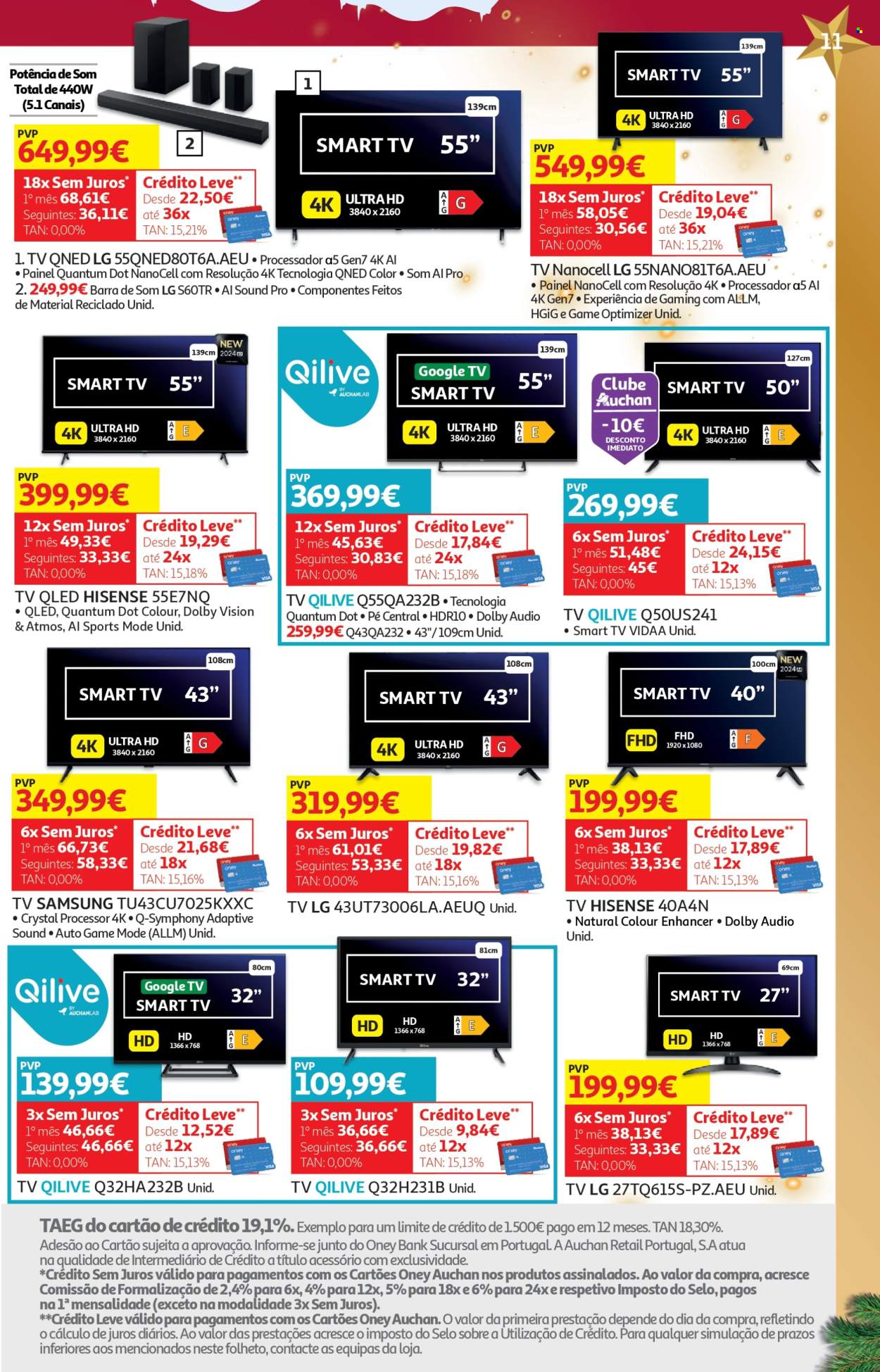 Folheto Auchan - 29.11.2024 - 26.12.2024. Página 11