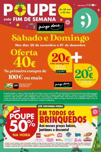 Folheto Pingo Doce - 30.11.2024 - 2.12.2024.