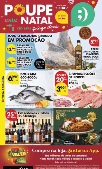Folheto Pingo Doce - 3.12.2024 - 9.12.2024.