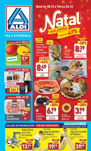 Folheto Aldi - 18.12.2024 - 24.12.2024.