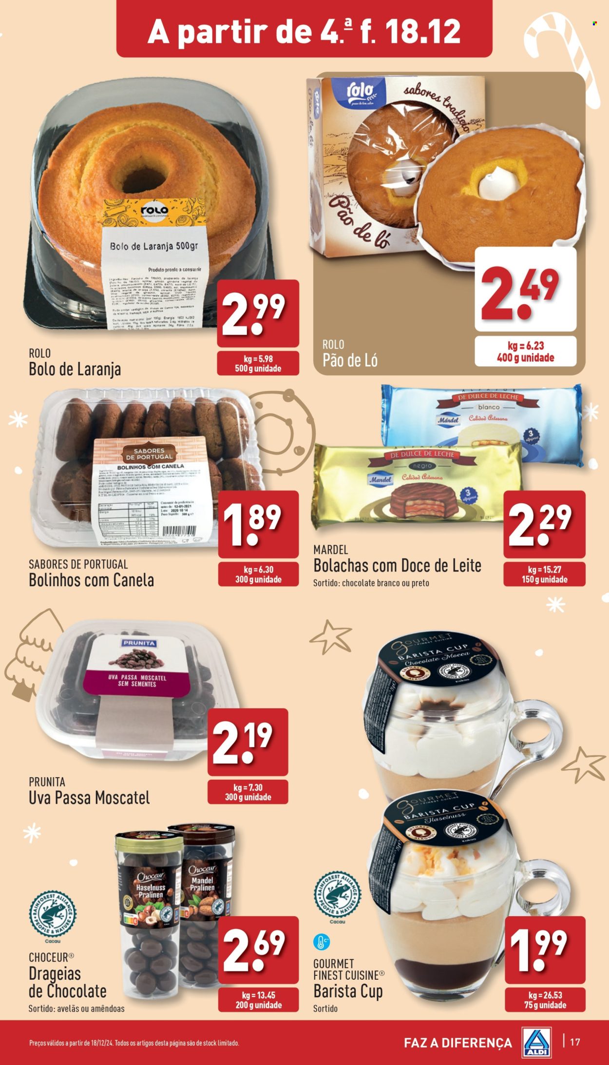 Folheto Aldi - 18.12.2024 - 24.12.2024. Página 17