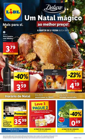 Folheto Lidl - 19.12.2024 - 25.12.2024.
