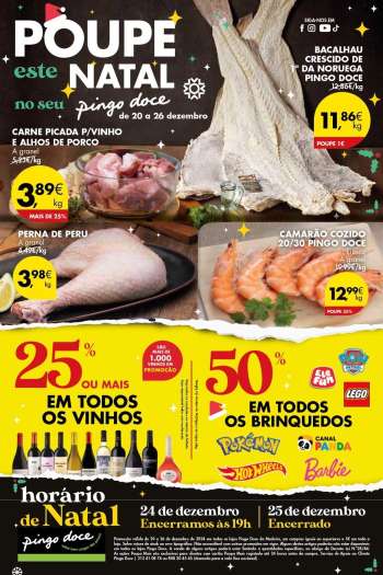 Folheto Pingo Doce - 20.12.2024 - 26.12.2024.