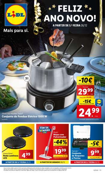 Folheto Lidl - 26.12.2024 - 31.12.2024.