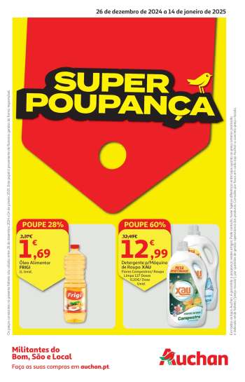 Folheto Auchan - 26.12.2024 - 14.1.2025.