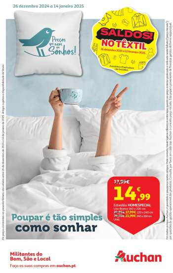 Folheto Auchan - 26.12.2024 - 14.1.2025.
