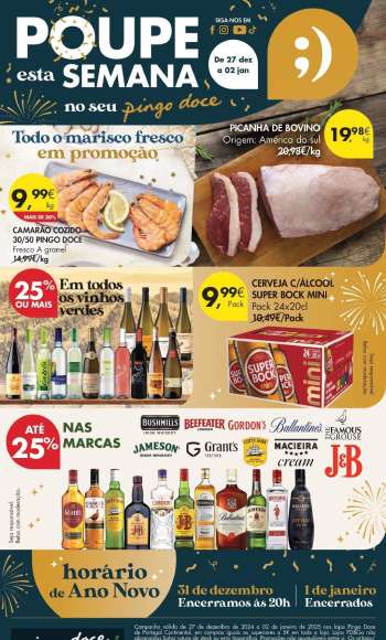 Folheto Pingo Doce - 27.12.2024 - 2.1.2025.