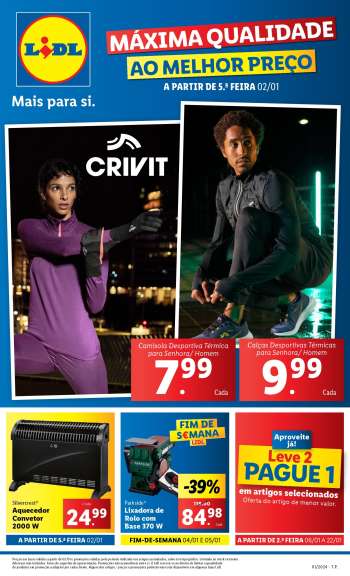 Folheto Lidl - 2.1.2025 - 8.1.2025.