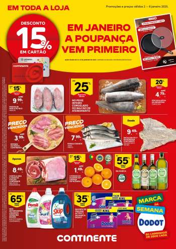 Folheto Continente Bom Dia - 3.1.2025 - 6.1.2025.