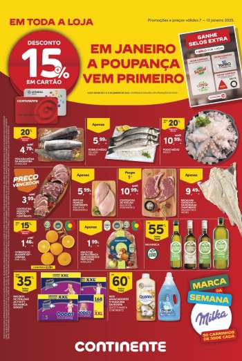 Folheto Continente Bom Dia - 7.1.2025 - 13.1.2025.