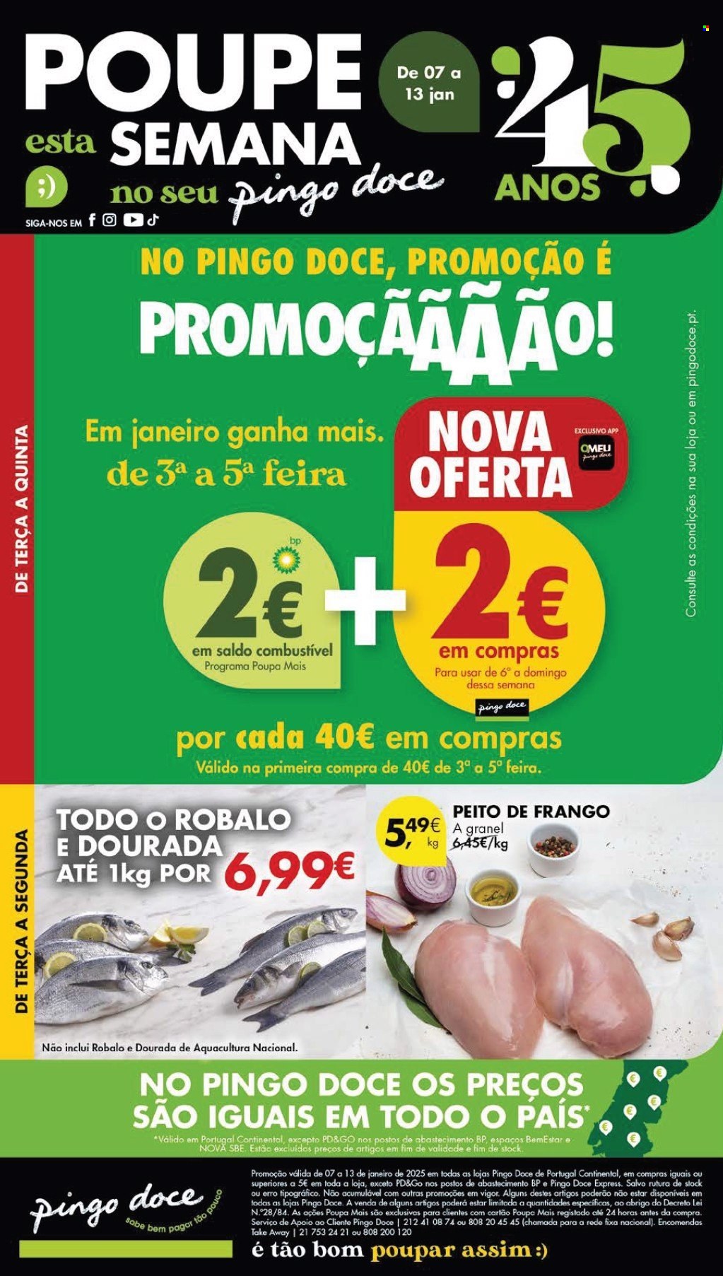 Folheto Pingo Doce - 7.1.2025 - 13.1.2025. Página 1