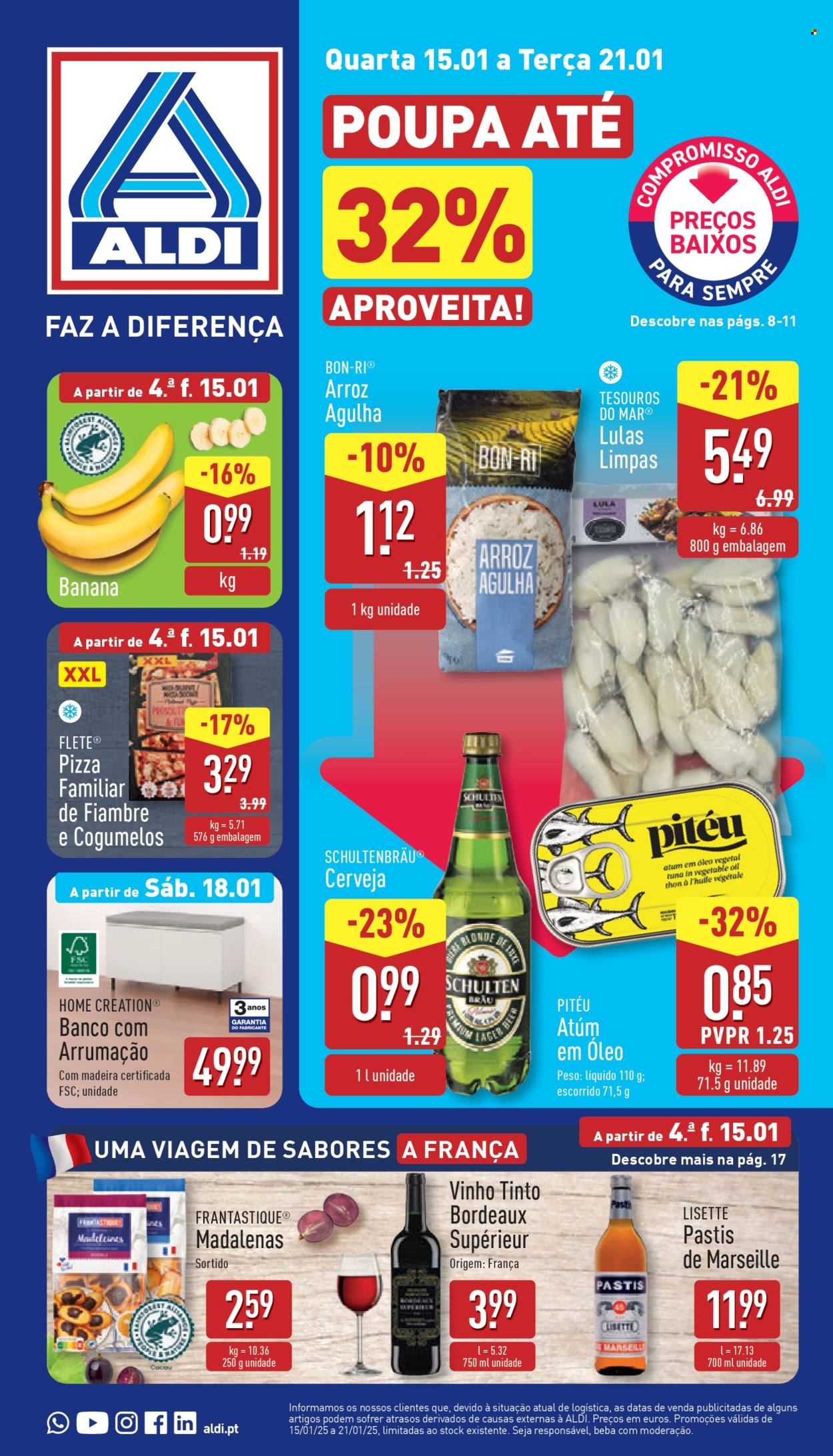 Folheto Aldi - 15.1.2025 - 21.1.2025. Página 1