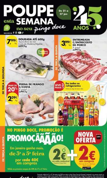 Folheto Pingo Doce - 21.1.2025 - 27.1.2025.