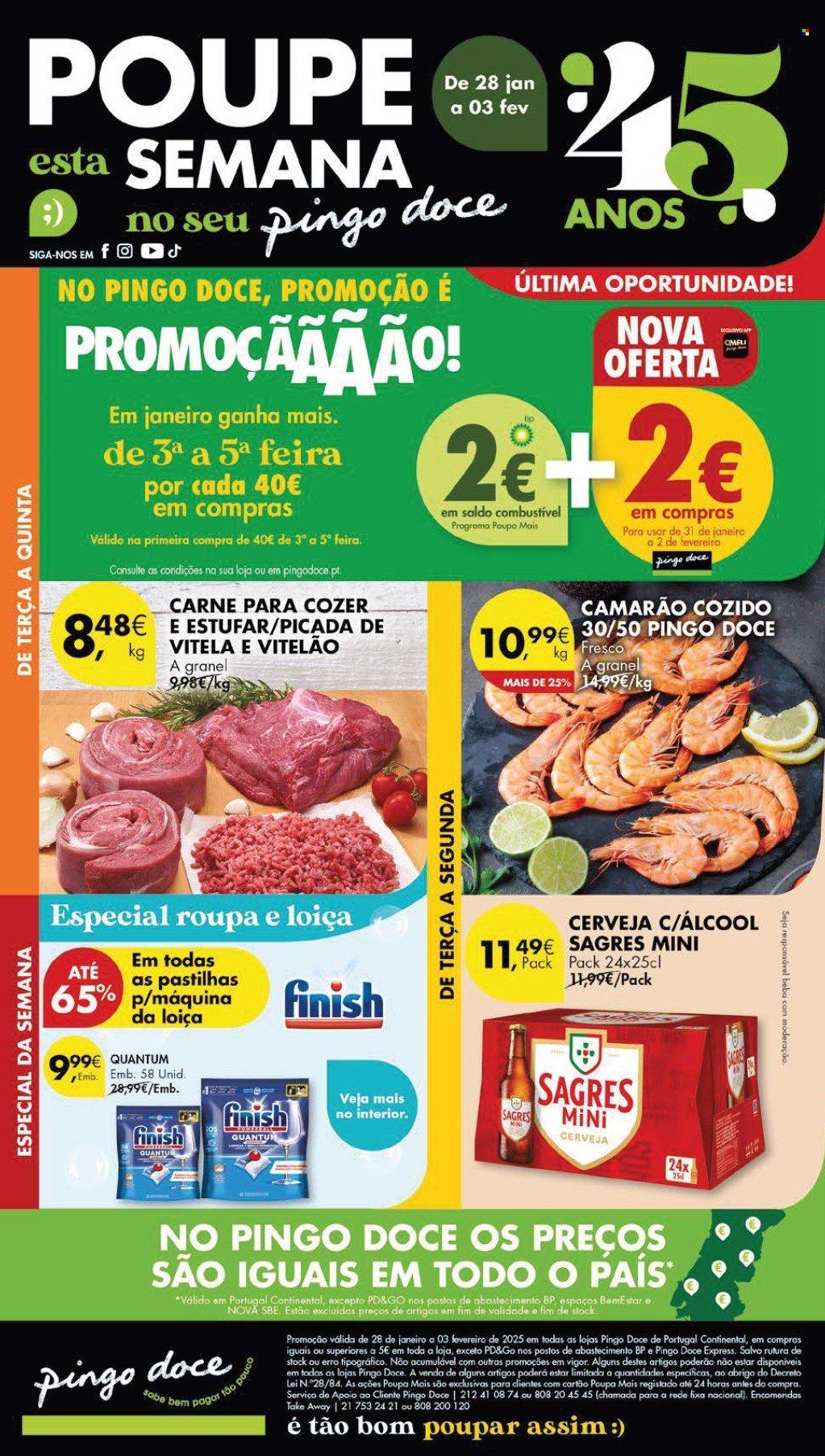 Folheto Pingo Doce - 28.1.2025 - 3.2.2025. Página 1