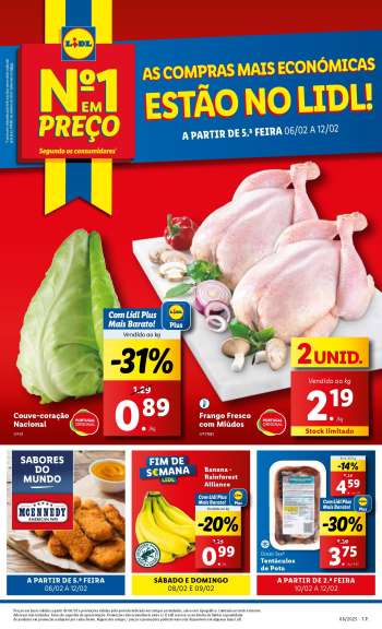 Folheto Lidl - 6.2.2025 - 12.2.2025.