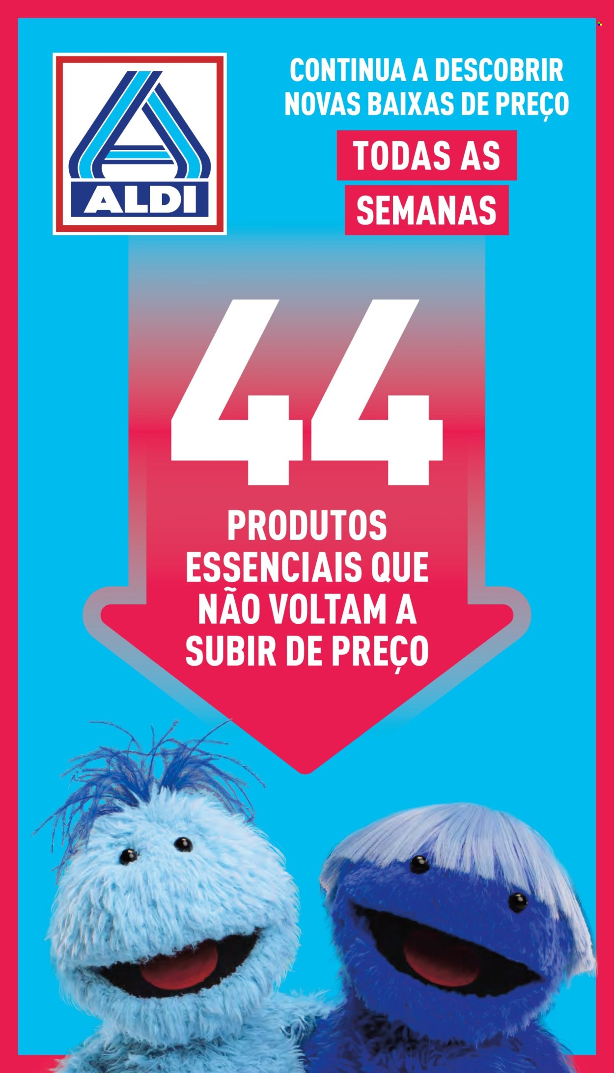 Folheto Aldi. Página 1