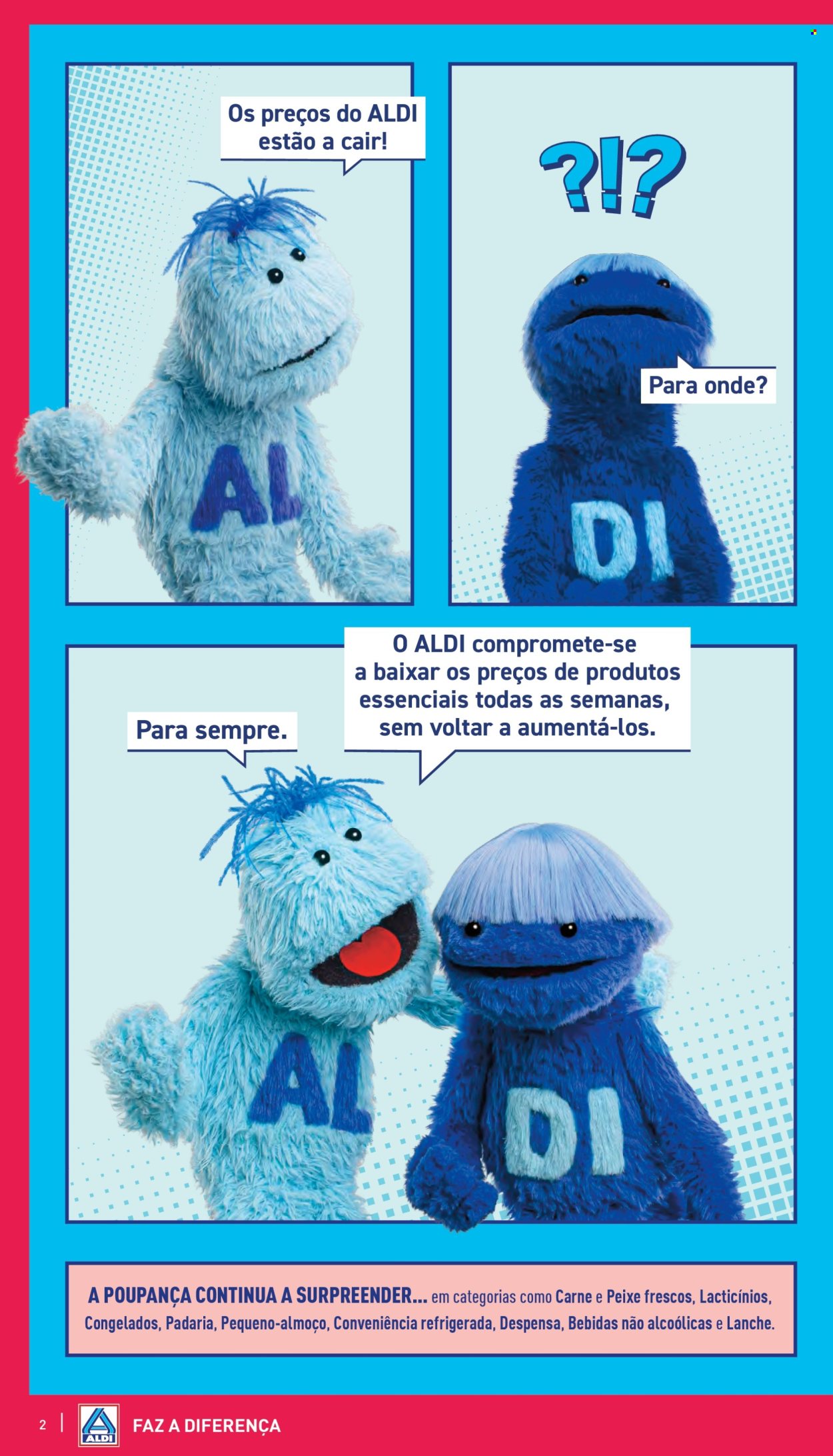Folheto Aldi. Página 2