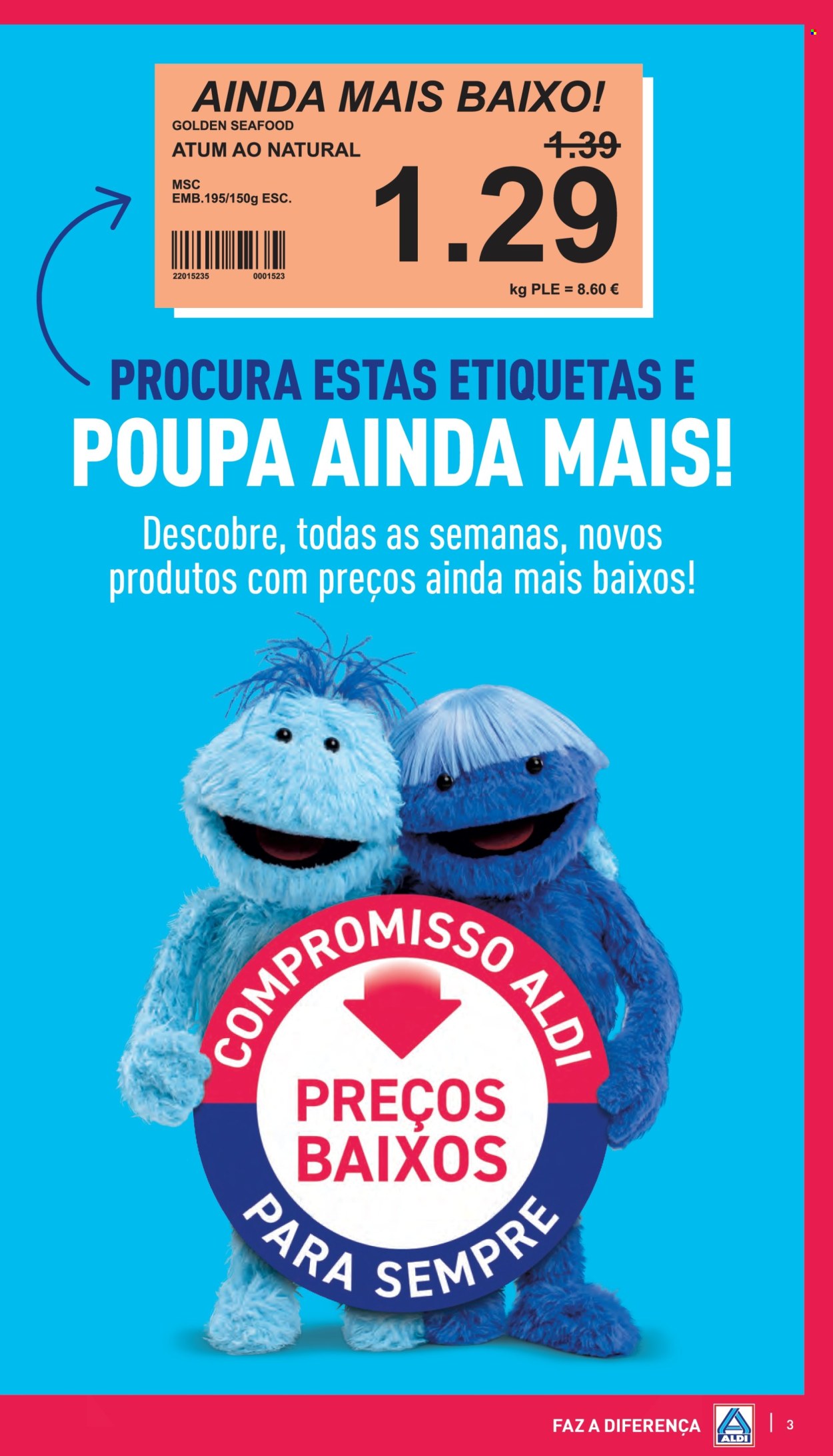 Folheto Aldi. Página 3