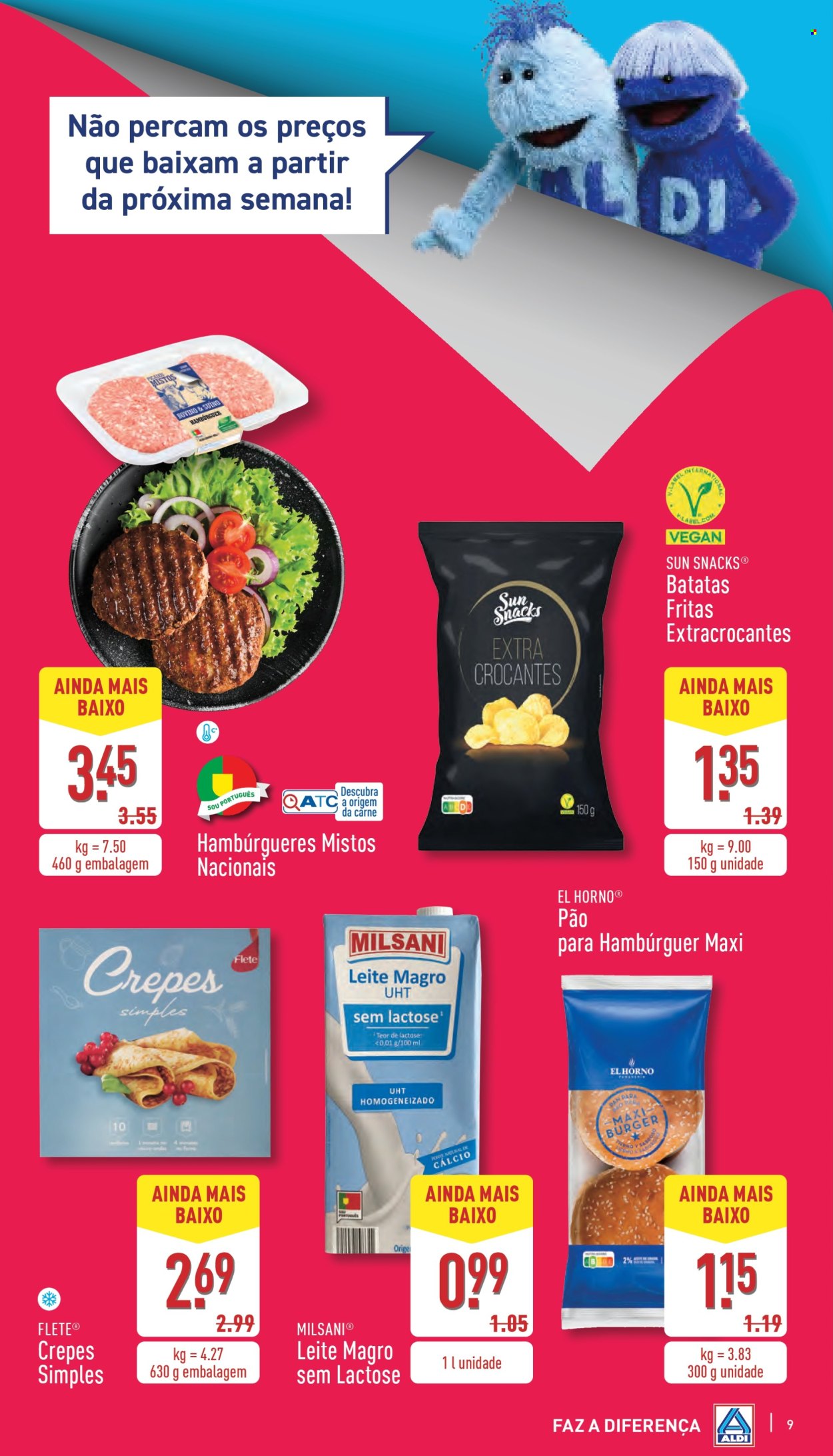 Folheto Aldi. Página 9