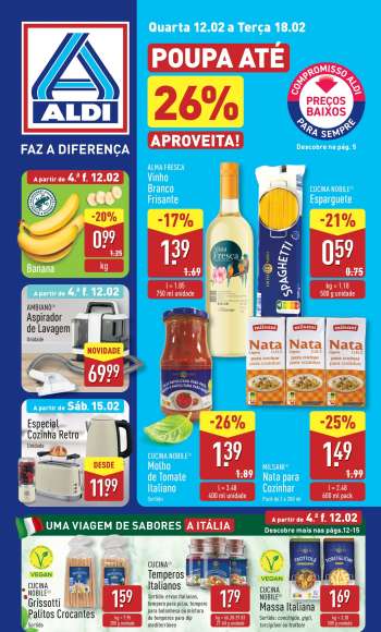 Folheto Aldi - 12.2.2025 - 18.2.2025.