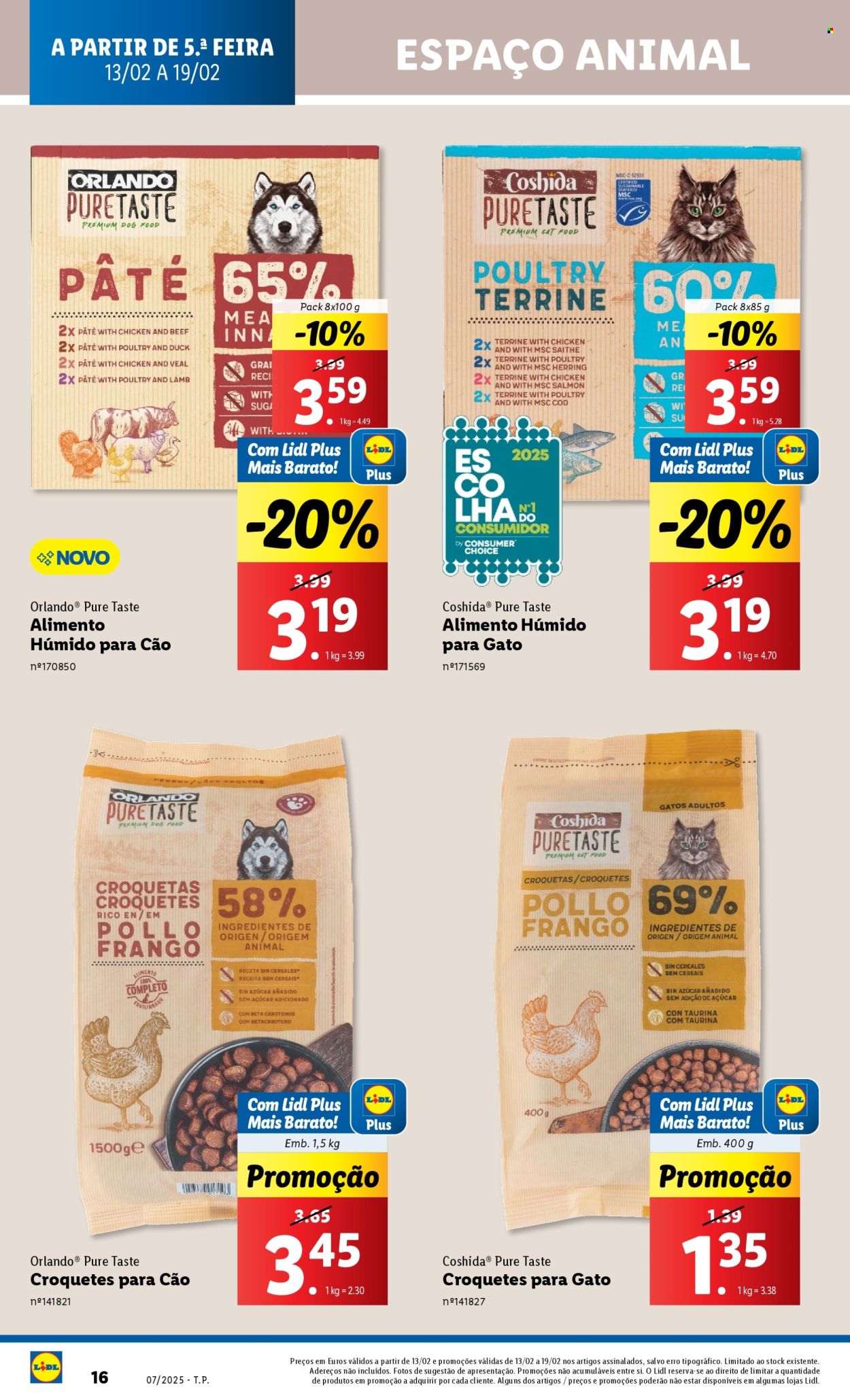 Folheto Lidl - 13.2.2025 - 19.2.2025. Página 16