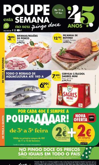 Folheto Pingo Doce - 11.2.2025 - 17.2.2025.