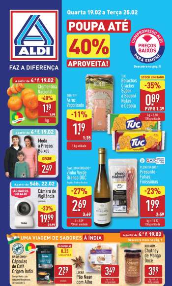 Folheto Aldi - 19.2.2025 - 25.2.2025.