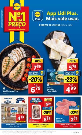 Folheto Lidl - 20.2.2025 - 26.2.2025.