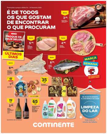 Folheto Continente Modelo - 18.2.2025 - 24.2.2025.