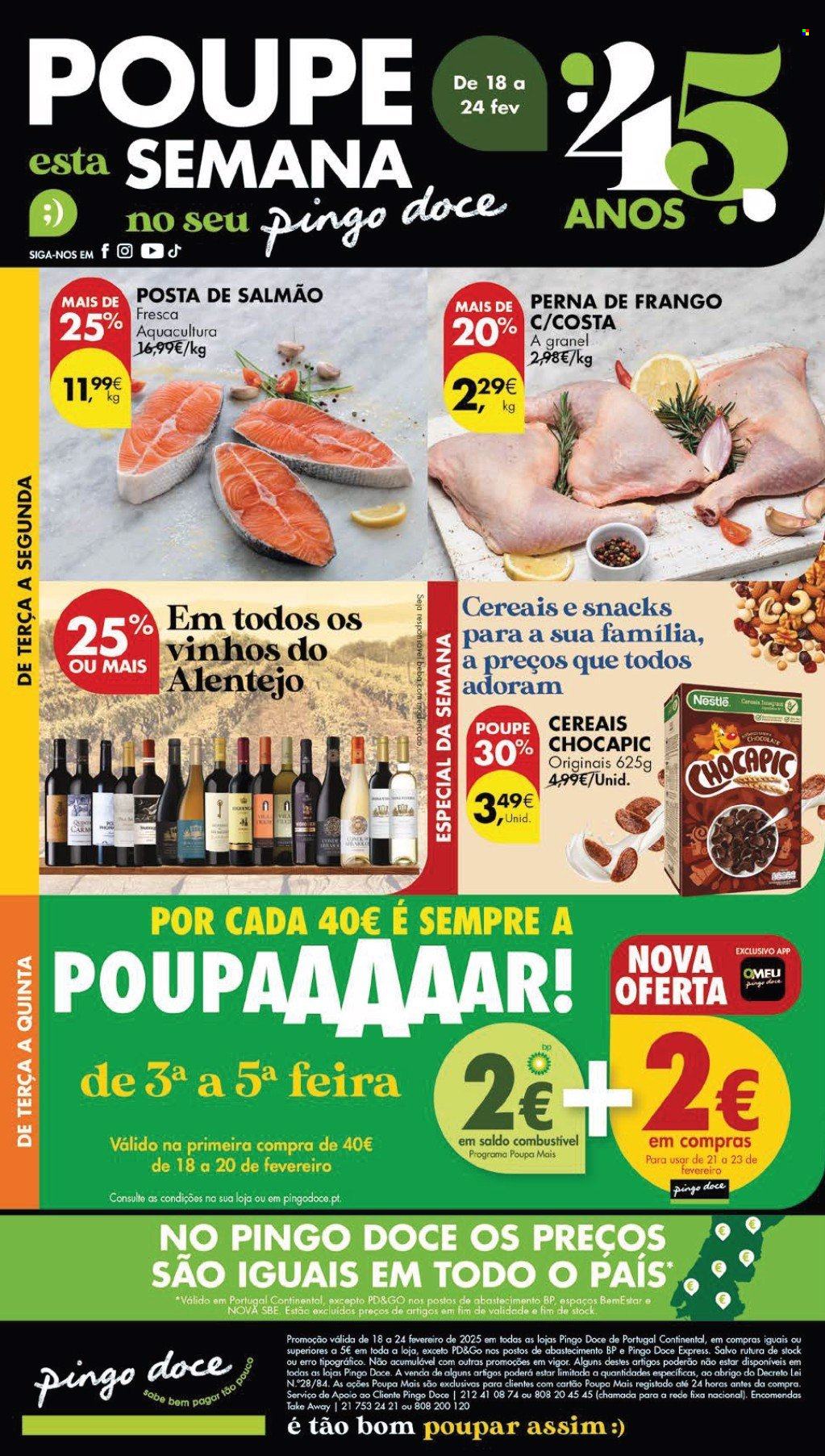 Folheto Pingo Doce - 18.2.2025 - 24.2.2025. Página 1