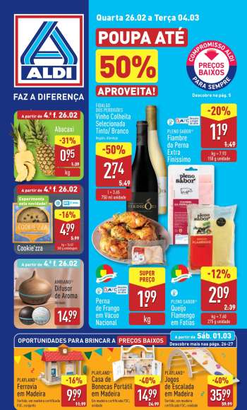 Folheto Aldi - 26.2.2025 - 4.3.2025.